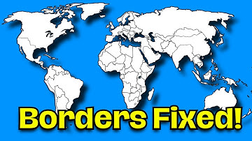 Fixing the World borders! #geography #mapping