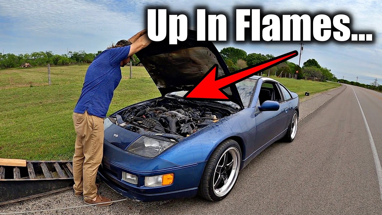 His Car Caught on Fire...*Caught on Camera*