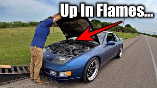 His Car Caught on Fire...*Caught on Camera*