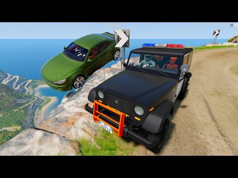 Cars vs Cliff Roads #115- BeamNG.Drive
