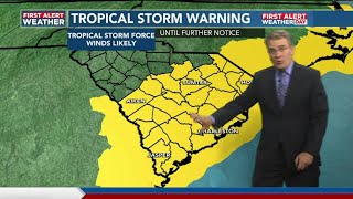 First Alert Weather Day Idalia Continues To Bring Heavy Rain And Winds This Evening