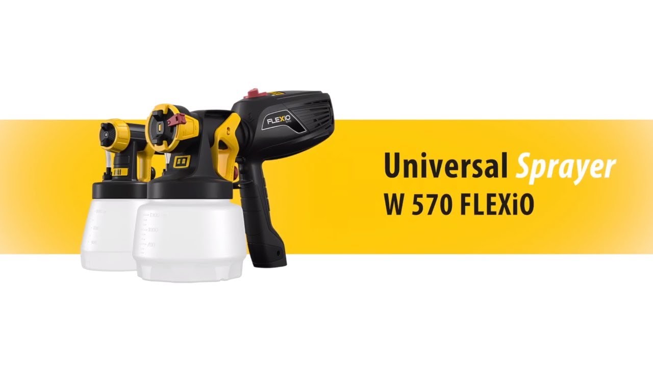WAGNER Universal Sprayer W 570 FLEXiO Instructie YouTube