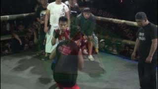 Pencak Dor Tulungagung 1 Juara Tinju Asia WBC Maxi Nahak VS Bimo (14 Januari 2017)