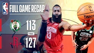 Full Game Recap: Celtics VS Rockets | Harden Goes Off For 45 Points