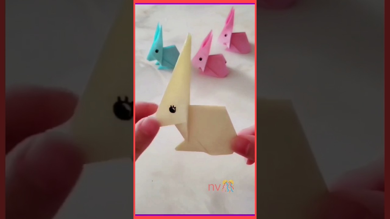 rabbit paper craft 