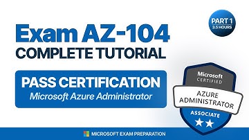 AZ-104 Azure Administrator Tutorial Part 1 - Complete Course