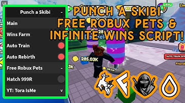 [NEW] Punch A Skibi Script | Infinite Wins & Free Robux Pets | Hydrogen, Fluxus, Delta, Arceus X