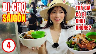 Đi Chợ Bến Thành Sài Gòn Có Gì Lạ - Mua Túi Xách Hàng Hiệu Có Nên Trả Giá Không | VN #4 - KT Food