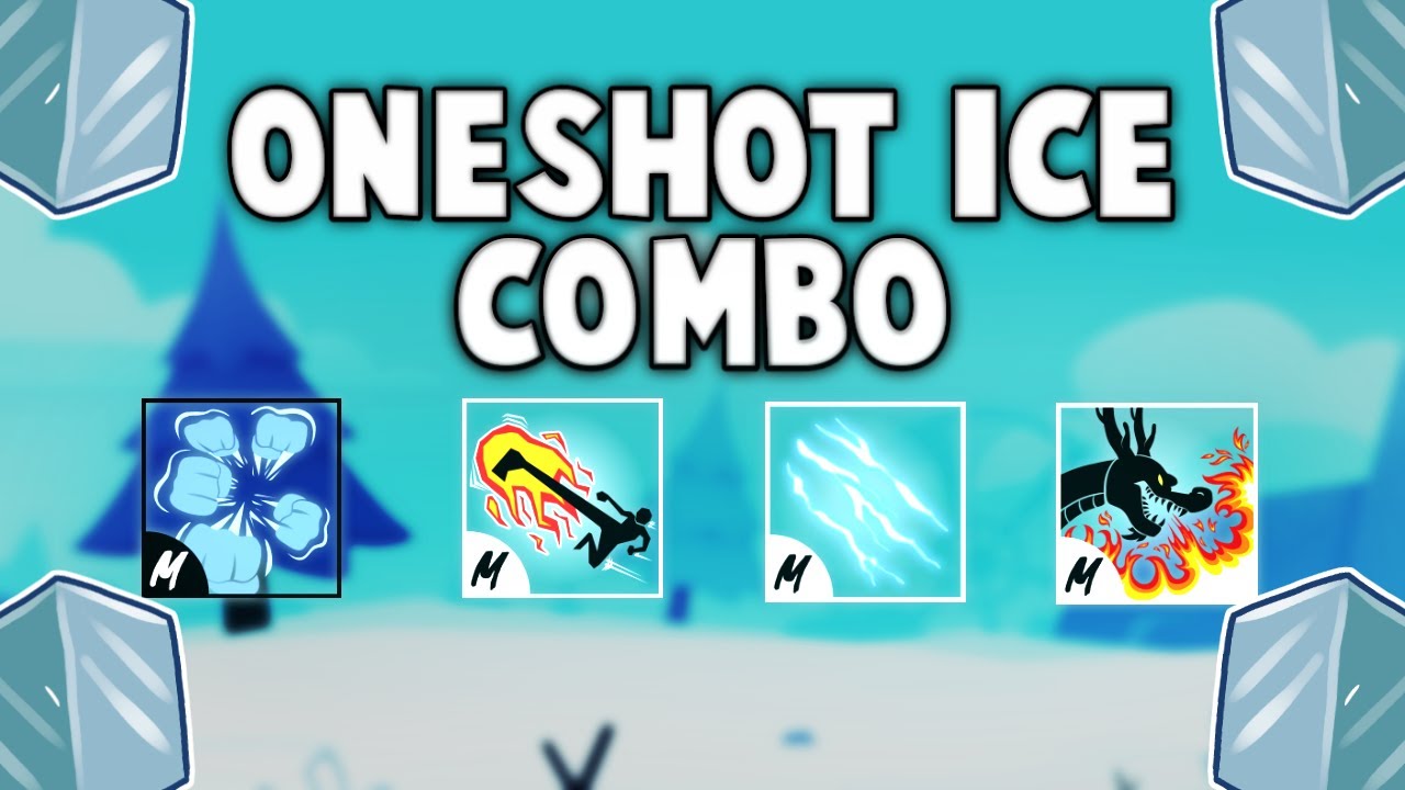 NEW AMAZING ICE ONE SHOT COMBO WITH ALL FIGHTING STYLE YouTube