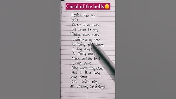 Thumbnail of Carol of the Bells Lyrics Song by John Williams #carolofthebells #johnwilliams #lyrics #song