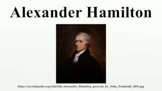 Alexander Hamilton