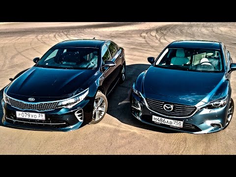 KIA Optima GT против Mazda 6 2,5! Тойота Камри в уме. Тест драйв и сравнение Киа Оптима и Мазда 6