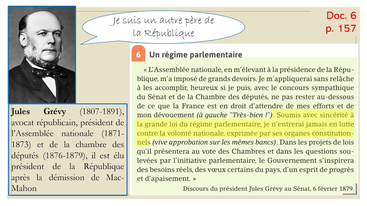 La mise en œuvre du projet républicain. La France de 1870 à 1914. (3/9