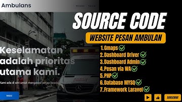 [Source Code] Website Pemesanan Ambulans Menggunakan PHP Framework Laravel