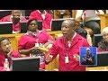 Julius Malema And Mmusi Maimane Asking Ramaphosa A Difficult Question "VBS And His Son"