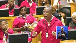 Julius Malema And Mmusi Maimane Asking Ramaphosa A Difficult Question 'VBS And His Son'