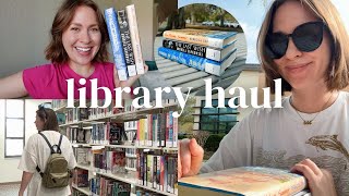 HAVING FUN ISN’T HARD WHEN YOU’VE GOT A LIBRARY CARD! | library vlog + LIBRARY BOOK HAUL