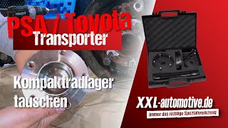 Kompaktradlager De-/Montagewerkzeug, für Citroen, Opel, Peugeot