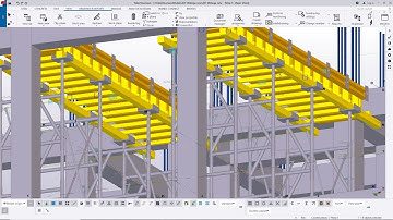 How to Create,Apply and Support Concrete Beams Formwork in Tekla Structures