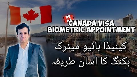 How To Book Canada VISA 🇨🇦Biometrics Appointment Online Through VFS Pakistan 🇵🇰