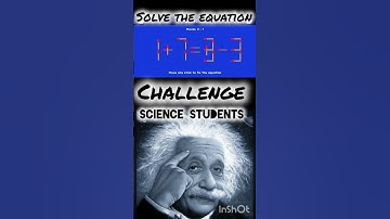 Pause this video and first solve by yourself this Equation. Did you solve? #equation #solve #physics