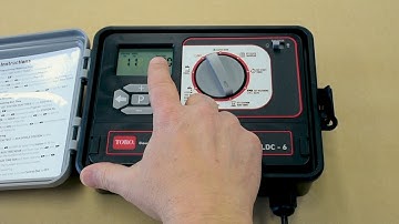 Toro Lawn Dial Controller – Setting Station Run Times