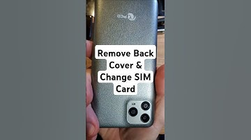 How do I Remove the Back Cover to Change the SIM Chip on my PCD Bengal P63L