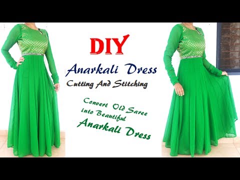 Anarkali Dress Cutting and Stitching  video Dailymotion