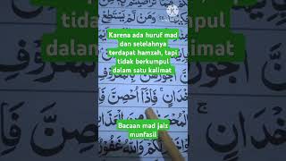 Contoh bacaan mad Jaiz munfasil #tartilquran #penenanghatidanpikiran #tajwidquran