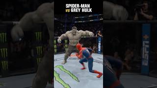 Spider-Man vs Grey Hulk, Brand New Fight in UFC #shorts #spiderman #brandnewday #hulk #ufc