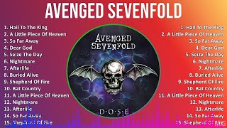 Avenged Sevenfold 2024 MIX Favorite Songs - Hail To The King, A Little Piece Of Heaven, So Far A...