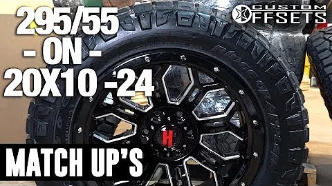 Custom Offsets Match Up: 295/55 on 20x10 -24