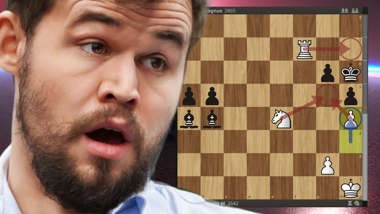 Hans Niemann checkmates Magnus Carlsen on LAN - Jaxon