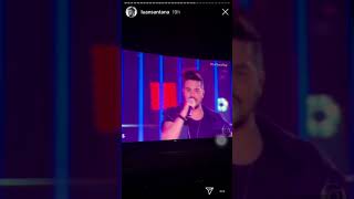 LUAN SANTANA ASSISTE A ESTREIA DE SEU PROGRAMA NA GLOBO!