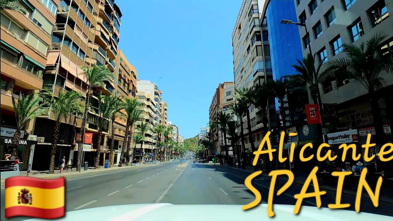 Driving in Alicante Spain