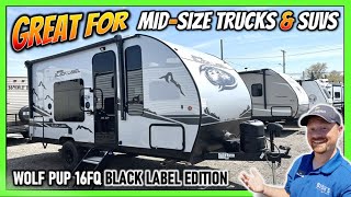 Budget Beater with Upscale Looks!! 2023 Wolf Pup 16FQ Travel Trailer