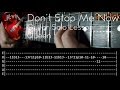 Don't Stop Me Now Guitar Solo Lesson - Queen (with tabs)