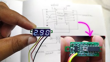 3 Wire DC Voltmeter internal Diagram, Working & Modification into Amp-Meter