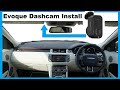 Range Rover Evoque Garmin Mini Dashcam install with Garmin Parking Mode Wiring kit