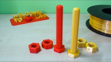 3D Printed Two Way Screw/Bolt - oddly satisfying new fidget toy