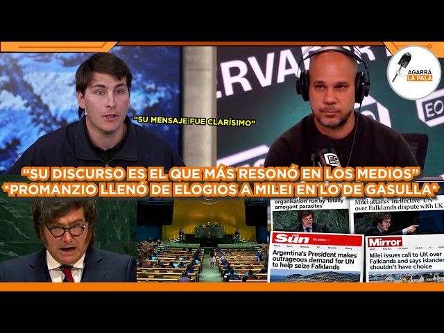 PROMANZIO LLENÓ DE ELOGIOS A MILEI EN LO DE GASULLA Y TIRÓ UNA BOMBA: "RESONÓ EN TODOS LOS MEDIOS"
