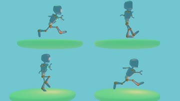 4 Run Cycles - Blender 2.8