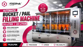 Automatic #bucket ,#pail Filling Machine, 10liter,20Liter filling machine Filsilpek - +919054294961