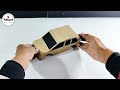 How to make cardboard car DIY cardboard car Carboard craft ideas Smart and Easy ideas 720p
