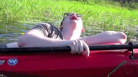 Max Falling Out Of Kayak
