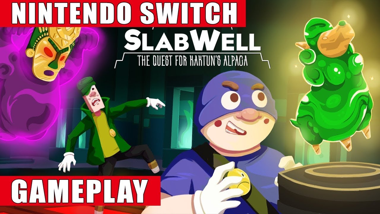 SlabWell: The Quest For Kaktun's Alpaca Nintendo Switch Gameplay