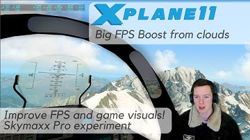 X-Plane FPS Boost - Script Hack with Cloud Tweak. Looks and performs better with SkyMaxx Pro clouds.