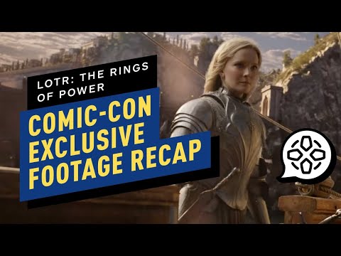 The Lord of the Rings: The Rings of Power Panel - Breaking Down Exclusive Footage | Comic Con 2022