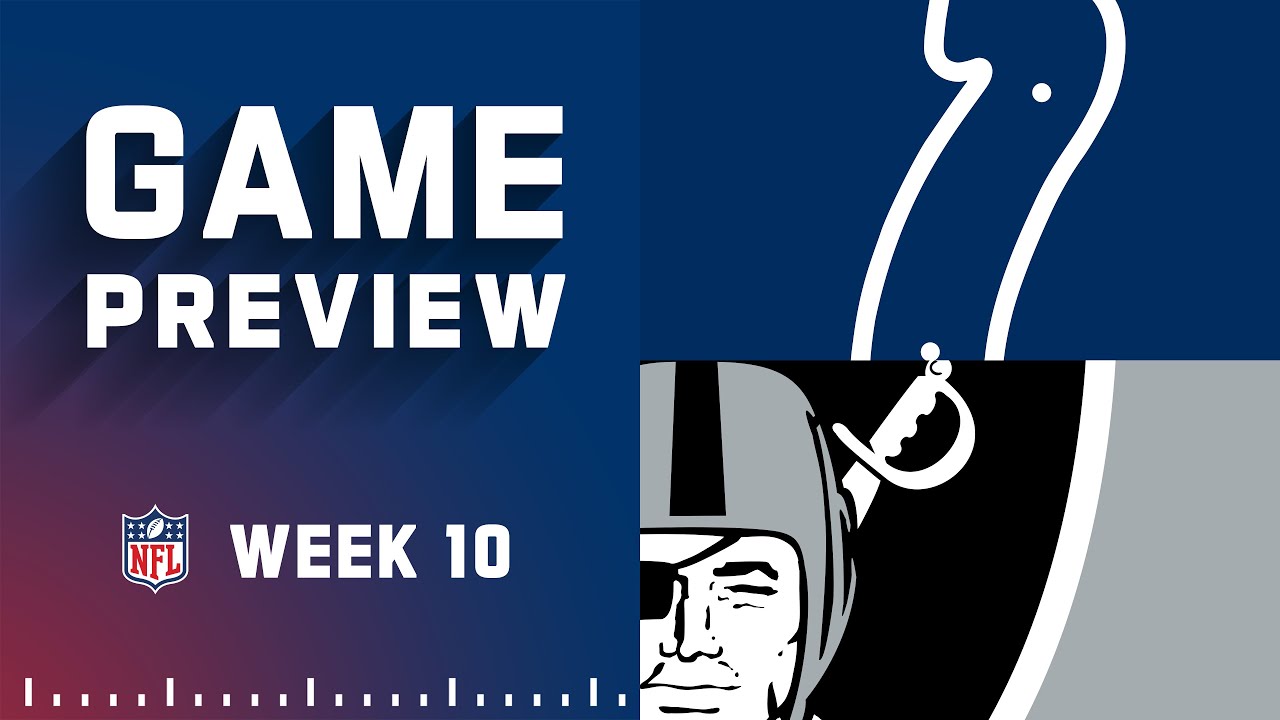 Indianapolis Colts vs. Las Vegas Raiders 2022 Week 10 Game Preview