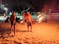 Fire Dancing on Waikiki Beach